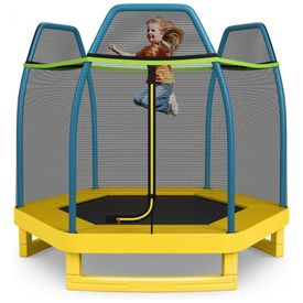 Giantex-Cama-Elastica-Infantil-com-Diametro-e-Rede-de-foto-0