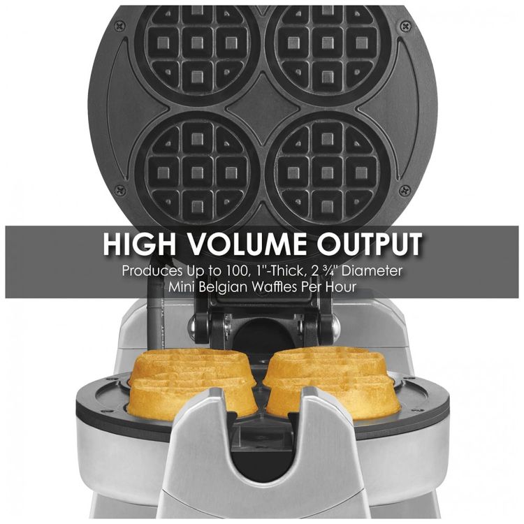 Mini-Maquina-de-Waffle-Rotativa-Aco-Inoxidavel-1200W-110v-foto-4