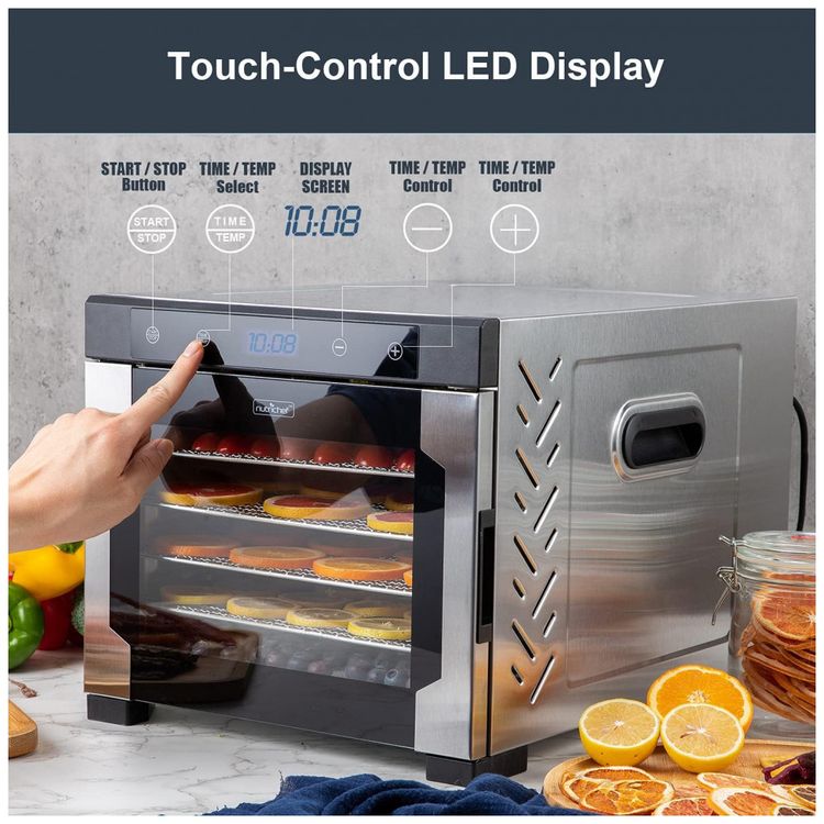 Desidratador-de-Alimentos-com-6-Bandejas-e-Controle-de-foto-5