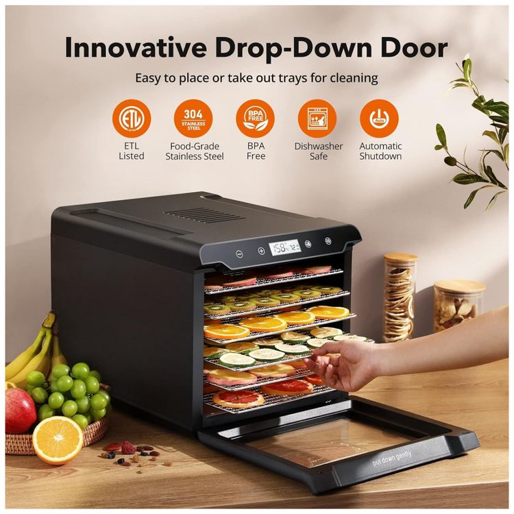 Desidratador-de-Alimentos-com-6-Bandejas-e-Temporizador-foto-3