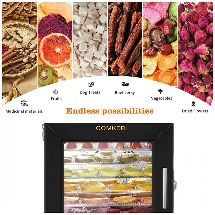 COMKERI-Maquina-Desidratadora-de-Alimentos-6-Bandejas-e-foto-2