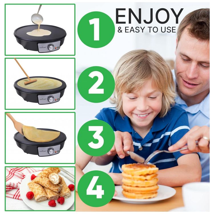 Maquina-de-Crepe-Eletrica-antiaderente-de-Aco-inoxidavel-foto-5