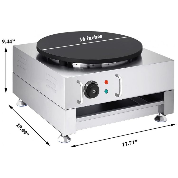 Maquina-de-Crepe-Eletrica-antiaderente-de-Aco-inoxidavel-foto-2