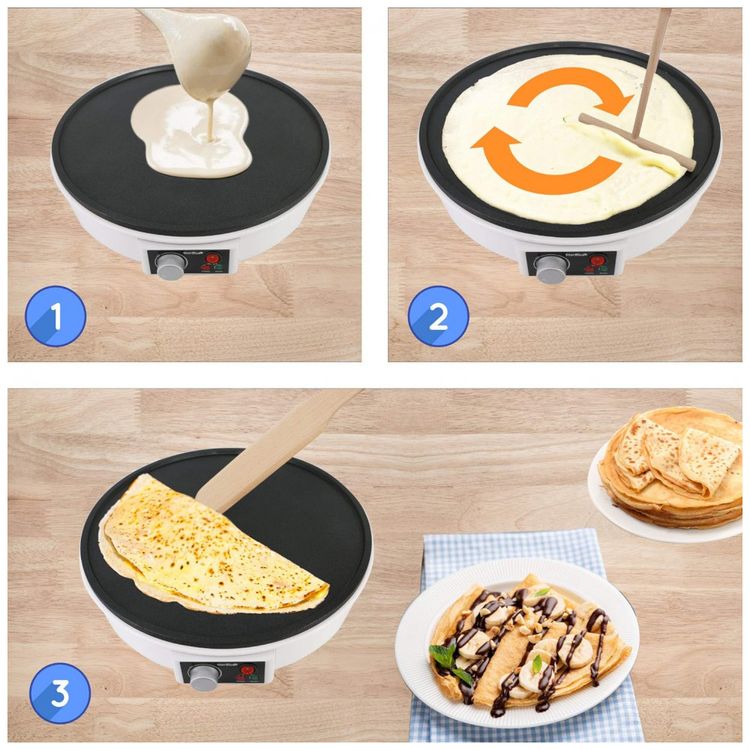 Maquina-de-Crepe-Eletrica-antiaderente-de-Aco-inoxidavel-foto-4