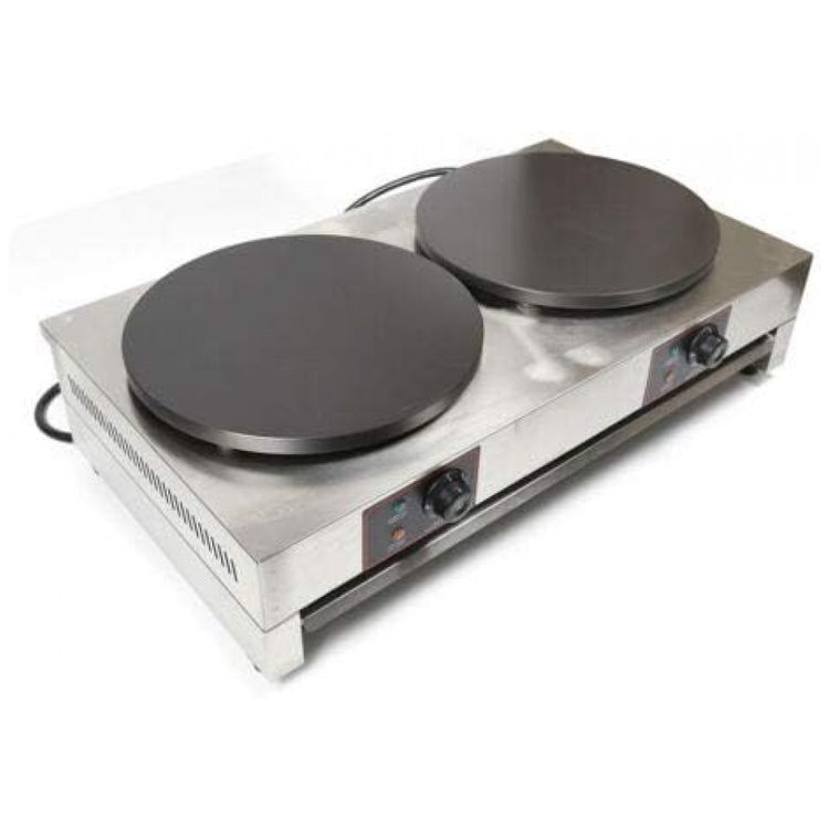 Maquina-de-Crepe-Eletrica-Chapa-Dupla-antiaderente-de-Aco-foto-0