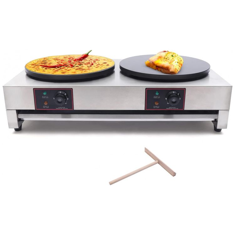 Maquina-de-Crepe-Eletrica-Chapa-Dupla-antiaderente-de-Aco-foto-0