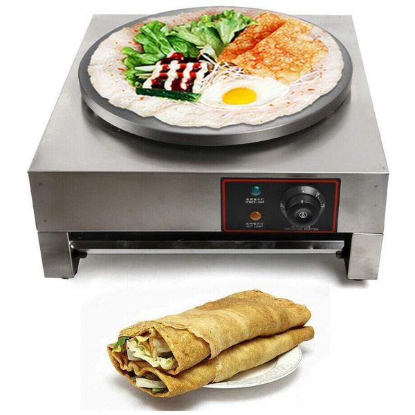 Maquina-de-Crepe-Eletrica-antiaderente-de-Aco-inoxidavel-foto-0