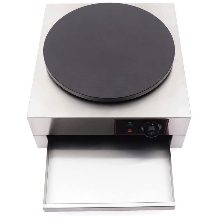 Maquina-de-Crepe-Eletrica-antiaderente-de-Aco-inoxidavel-foto-4
