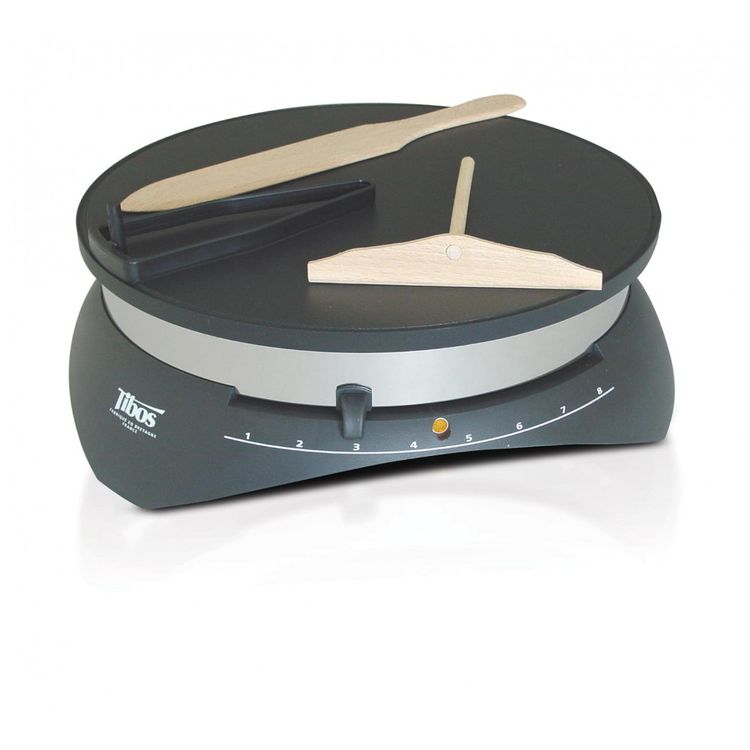 Maquina-de-Crepe-Eletrica-antiaderente-de-Aco-inoxidavel-foto-1
