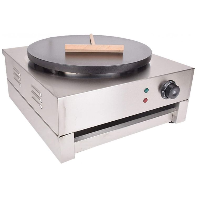 Maquina-de-Crepe-Eletrica-antiaderente-de-Aco-inoxidavel-foto-0
