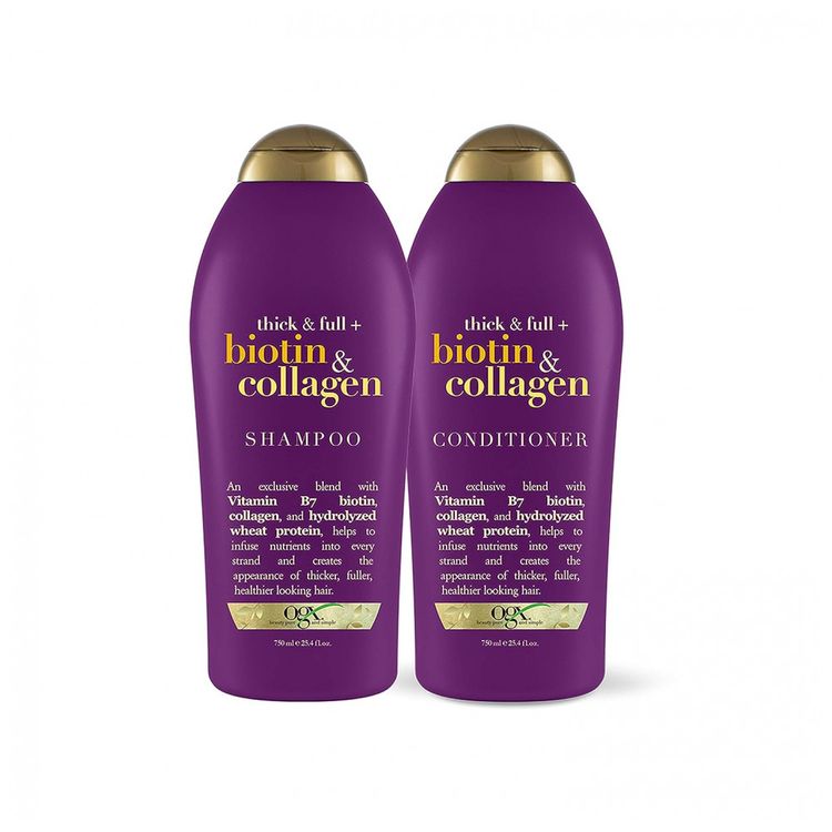 Biotin-Collagen-Shampoo-e-Condicionador-750-ml-com-Vitamina-foto-0