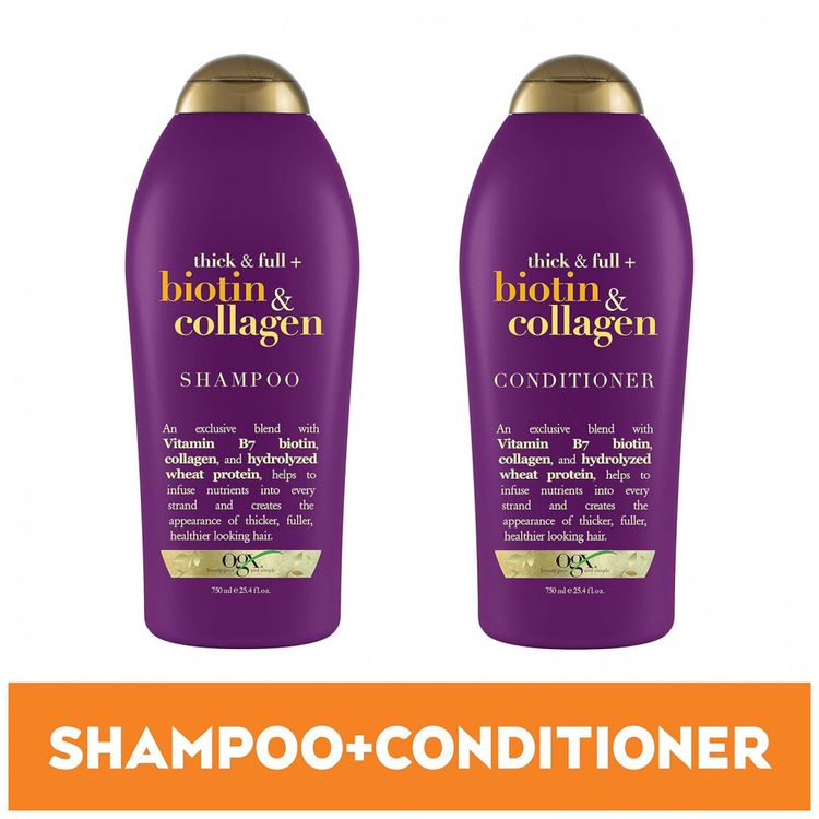 Biotin-Collagen-Shampoo-e-Condicionador-750-ml-com-Vitamina-foto-2