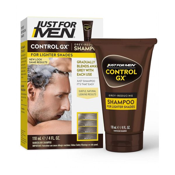 Just-for-Men-Control-GX-Grey-Shampoo-Redutor-para-Tons-de-foto-0