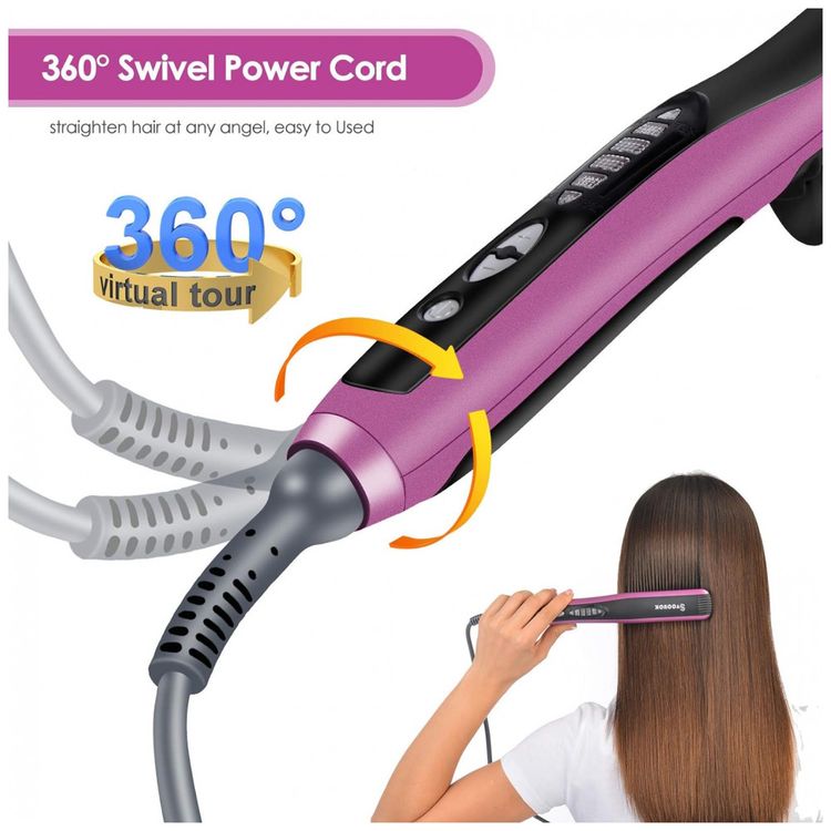 Escova-Alisadora-Seca-e-Modela-com-6-Niveis-de-Temperatura-foto-3