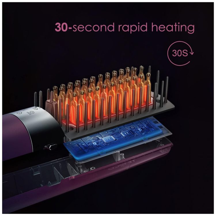 Escova-Alisadora-Seca-e-Modela-com-3-Niveis-de-Temperatura-foto-2
