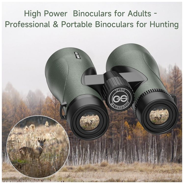 Binoculos-12x50-A-prova-d-e-Adaptador-de-Telefone-Visao-foto-1
