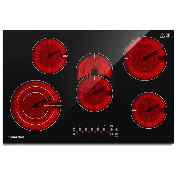 Cooktop-Eletrico-para-Embutir-Amzchef-com-5-Queimadores-e-9-foto-0