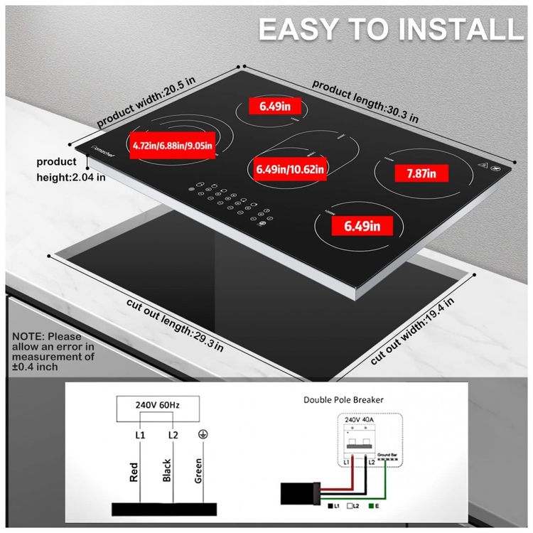 Cooktop-Eletrico-para-Embutir-Amzchef-com-5-Queimadores-e-9-foto-1