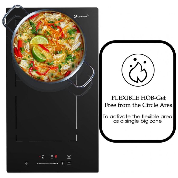 Fogao-eletrico-SINGLEHOMIE-2-queimadores-Cooktop-de-inducao-foto-1