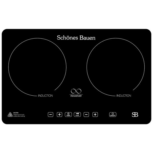 Schones-Bauen-Frankfurt-1800W-Fogao-de-Inducao-Embutida-foto-0