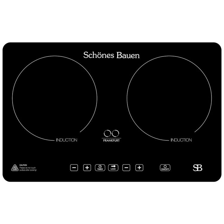 Schones-Bauen-Frankfurt-1800W-Fogao-de-Inducao-Embutida-foto-0