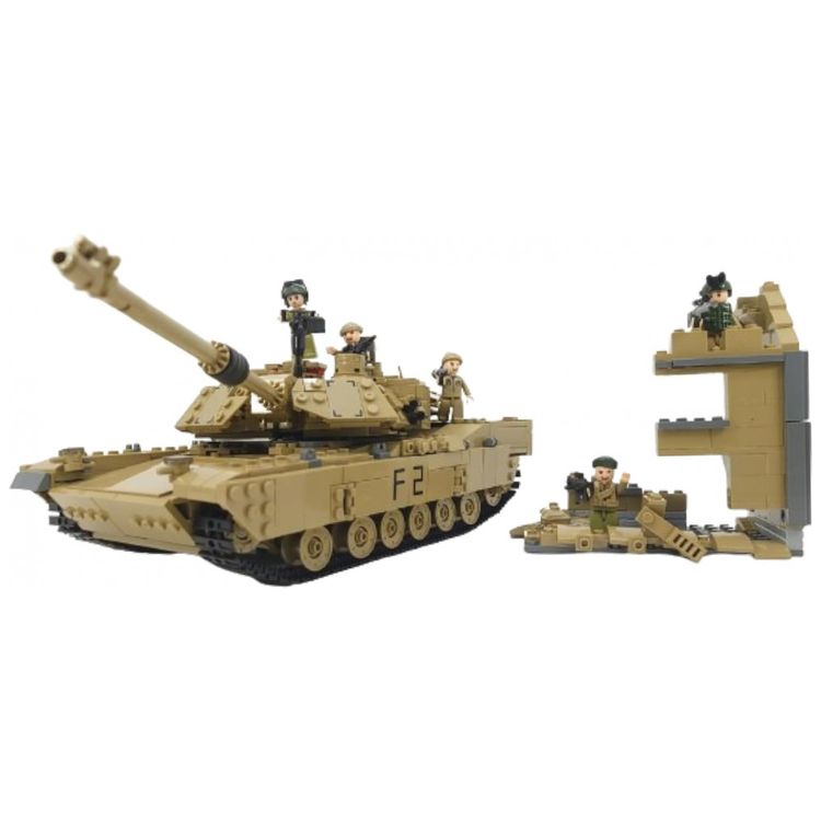 Kit-de-Construcao-Veiculo-Militar-com-1463-Pecas-para-8-Anos-foto-1