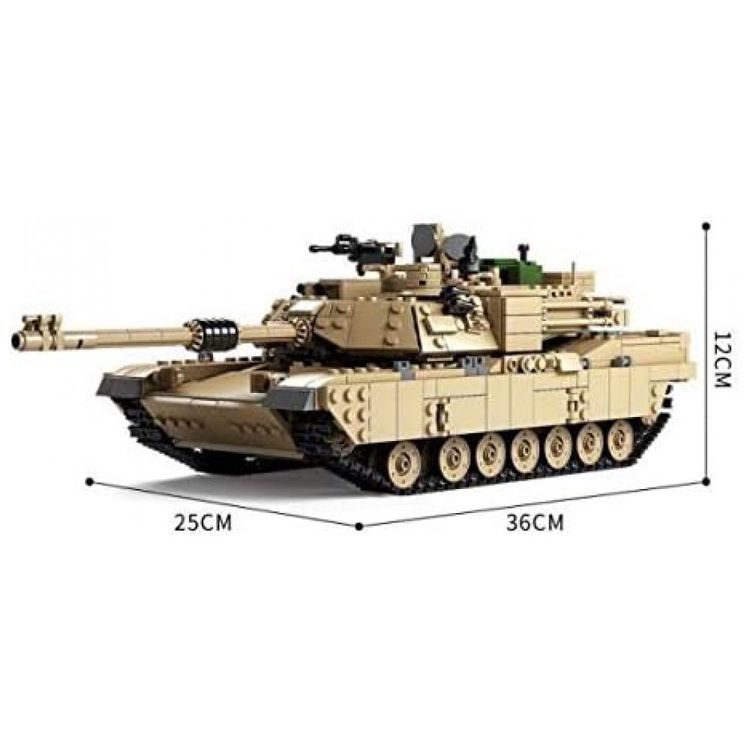 Kit-de-Construcao-Veiculo-Militar-com-1463-Pecas-para-8-Anos-foto-3