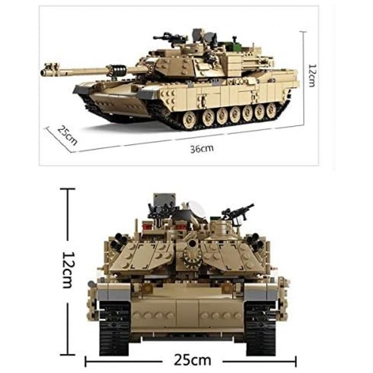 Kit-de-Construcao-Veiculo-Militar-com-1463-Pecas-para-8-Anos-foto-5