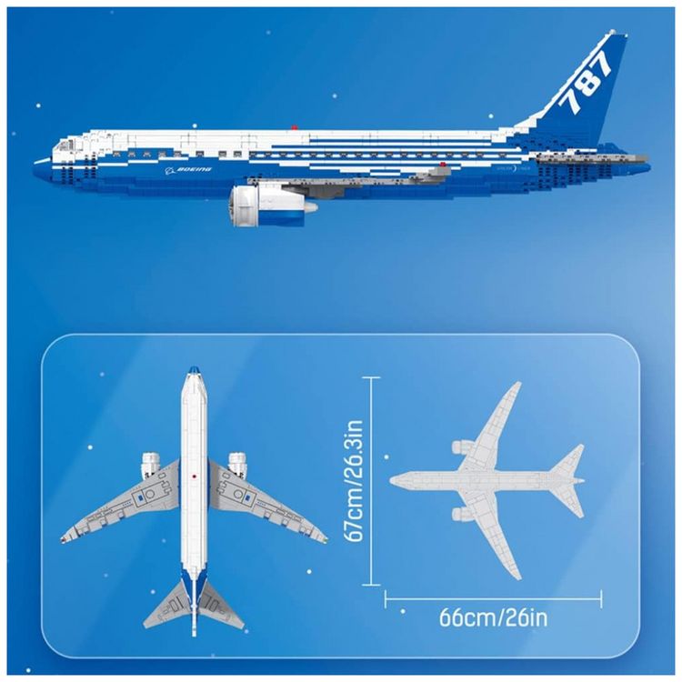 Kit-de-Construcao-Aviao-Boeing-787-1350-Pecas-DAHONPA-foto-5