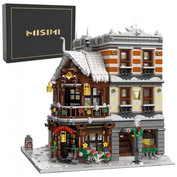 Kit-de-Construcao-89143-Casa-de-Natal-2955-Pecas-MISINI-foto-0