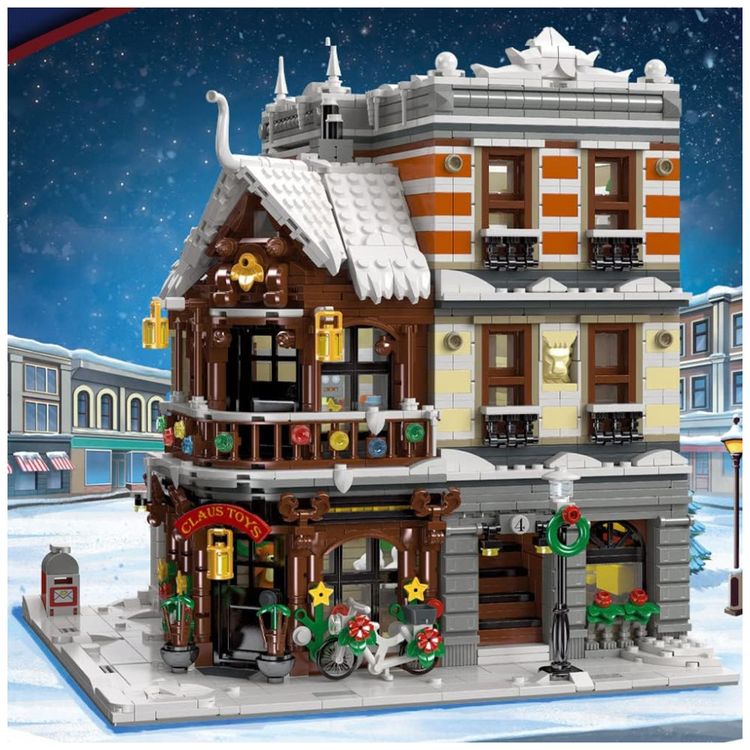 Kit-de-Construcao-89143-Casa-de-Natal-2955-Pecas-MISINI-foto-5