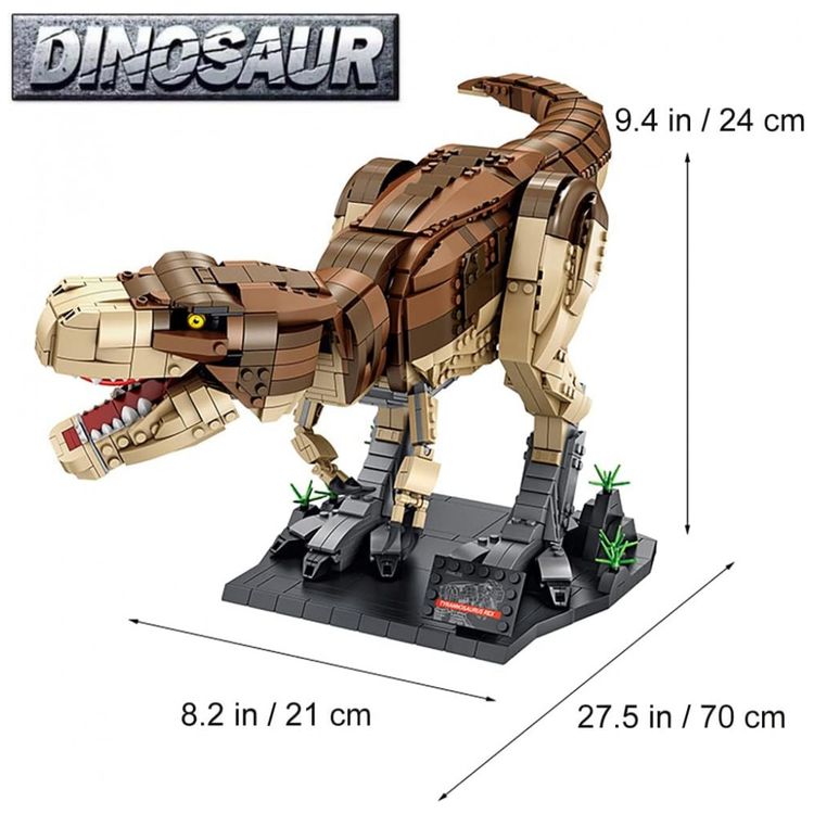 Kit-de-Construcao-Tyrannosaurus-Rex-com-1811-Pecas-para-6-foto-4