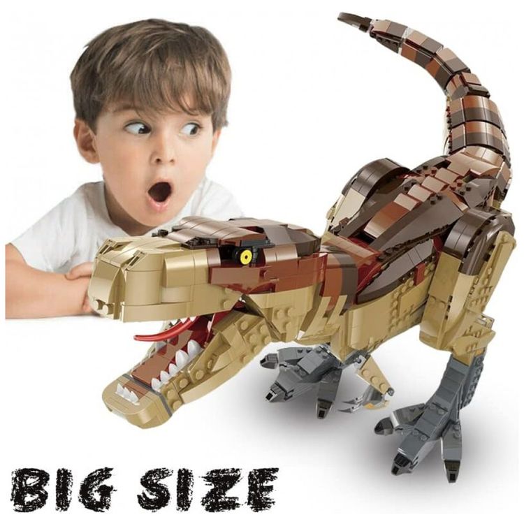 Kit-de-Construcao-Tyrannosaurus-Rex-com-1811-Pecas-para-6-foto-5