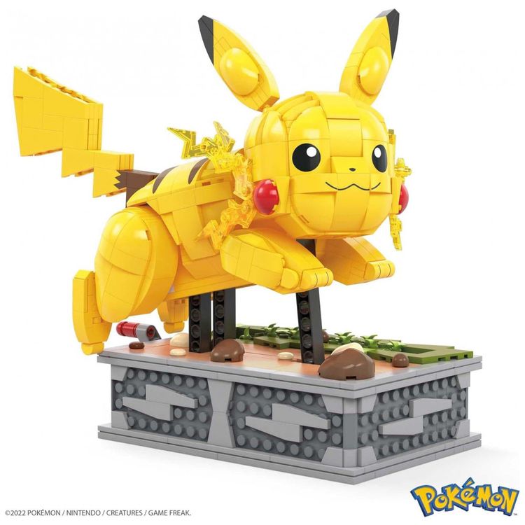 MEGA-Pokemon-HGC23-Kit-de-Construcao-Pikachu-com-1092-Pecas-foto-1