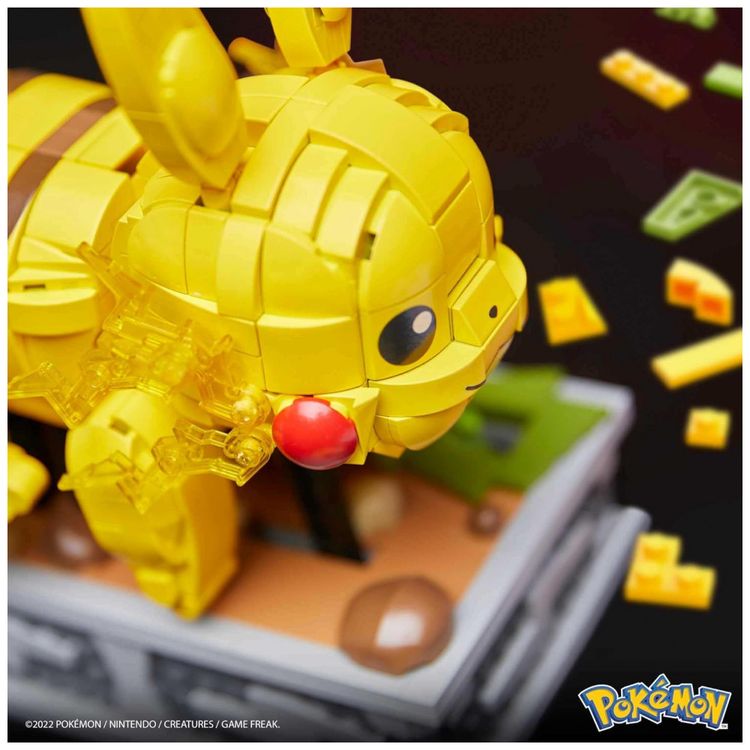 MEGA-Pokemon-HGC23-Kit-de-Construcao-Pikachu-com-1092-Pecas-foto-2
