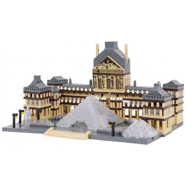 Kit-de-Construcao-Arquitetonico-Louvre-Pecas-3377-GENITEEN-foto-0