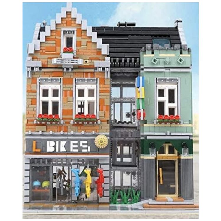 Kit-de-Construcao-Loja-de-Bicicletas-com-3668-Pecas-para-14-foto-1