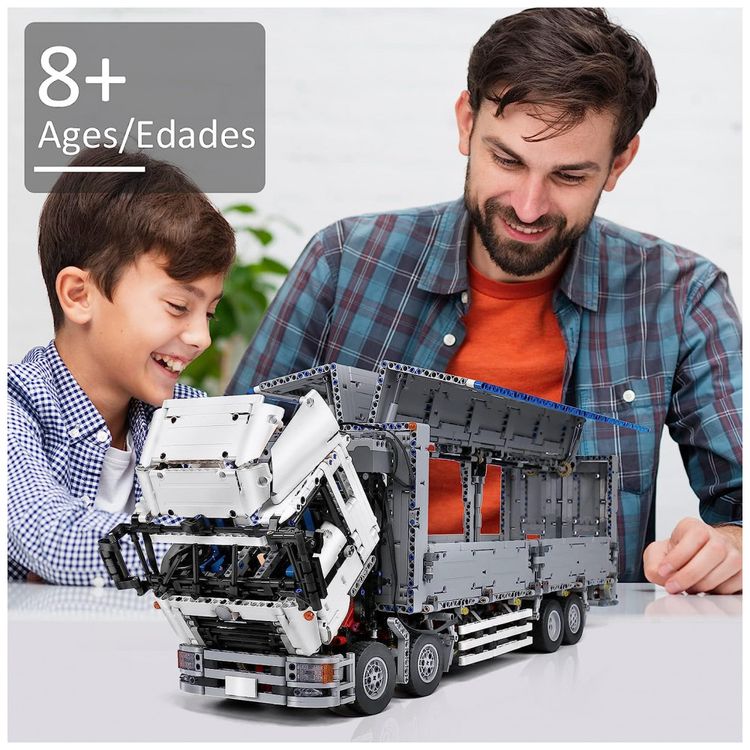 Kit-de-Construcao-Caminhao-com-4166-Pecas-para-8-Anos-ou-foto-2