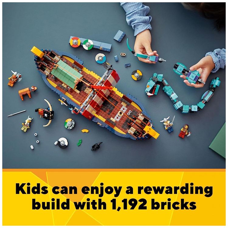 LEGO-6379833-Kit-de-Construcao-Barco-Viking-com-1192-Pecas-foto-4