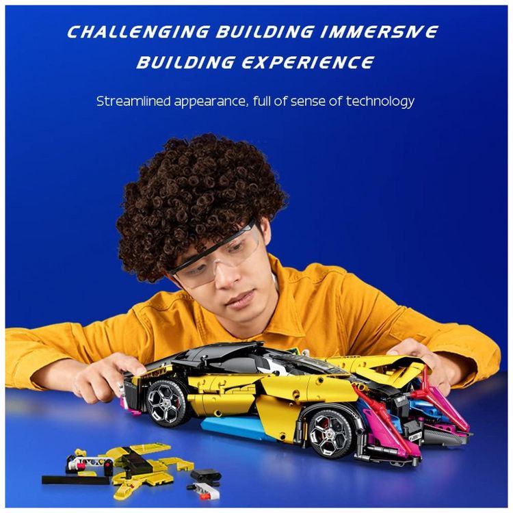Kit-de-Construcao-Carro-de-Corrida-Pecas-1095-foto-4