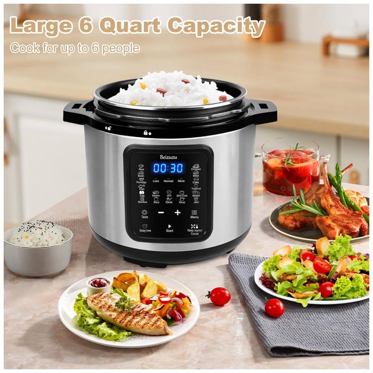 Panela-de-Pressao-Eletrica-6L-9-em-1-de-Aco-Inoxidavel-foto-5