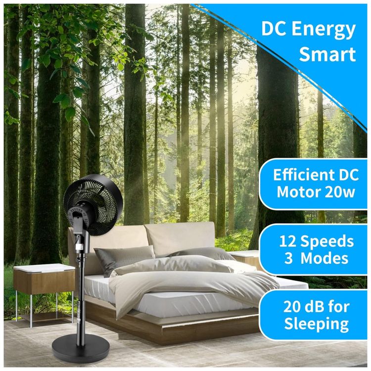 Ventilador-de-Piso-com-12-Velocidades-e-Controle-Remoto-foto-1