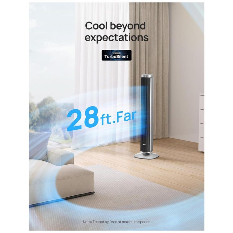 Ventilador-de-Torre-com-9-Velocidades-Controle-Remoto-Tela-foto-3