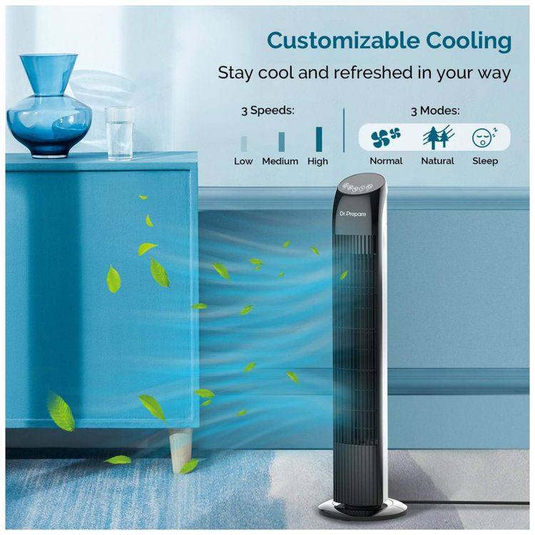 Ventilador-de-Torre-com-Controle-Remoto-3-Velocidades-e-foto-1