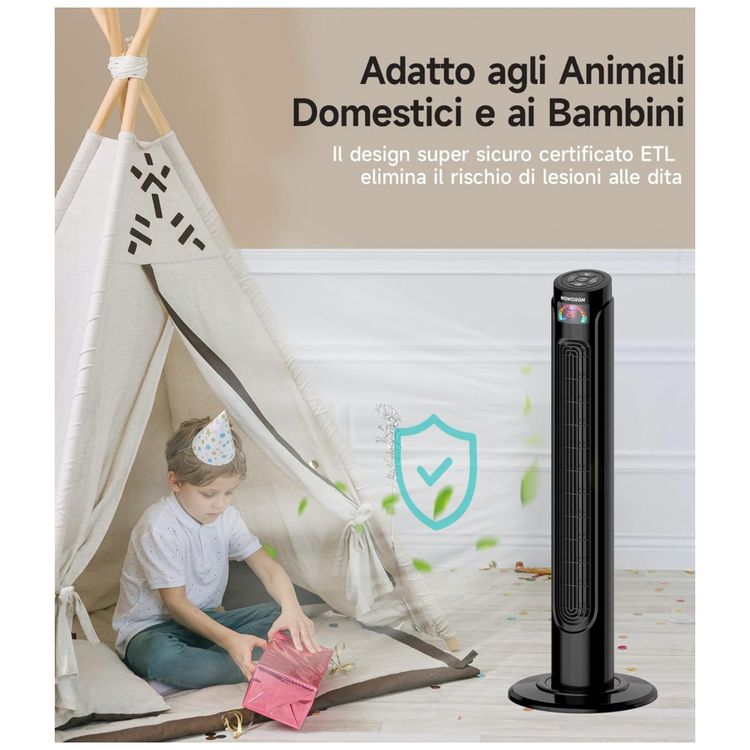 Ventilador-de-Torre-com-3-Velocidades-Controle-Remoto-e-foto-2