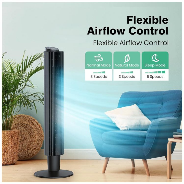 Tower-Fan-42-90-Oscillating-Tower-Fan-with-5-Fan-Speeds-foto-1