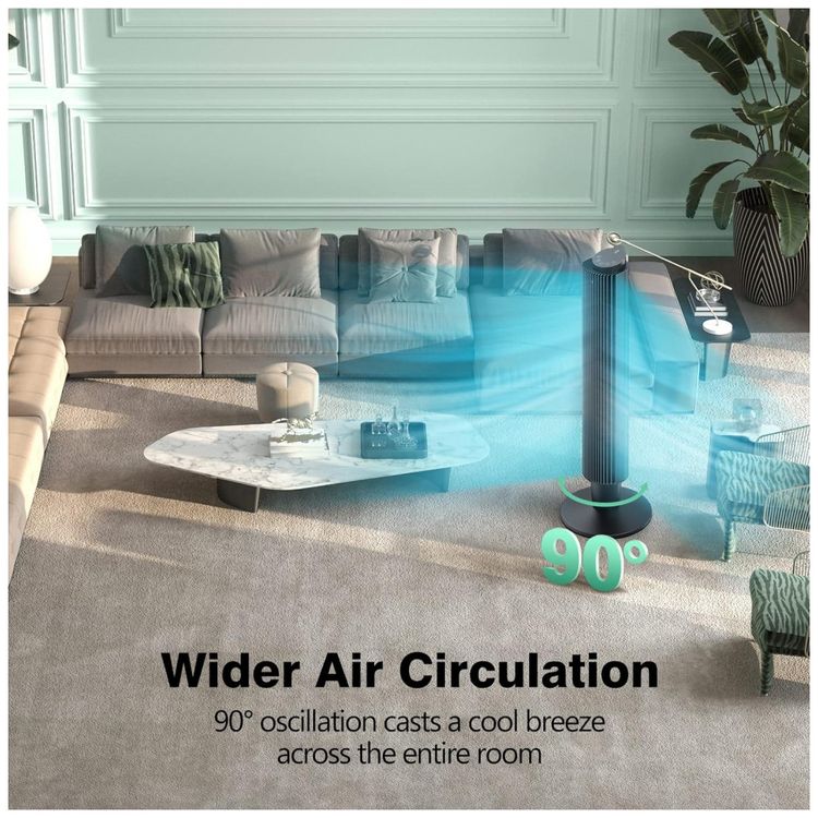 Tower-Fan-42-90-Oscillating-Tower-Fan-with-5-Fan-Speeds-foto-2