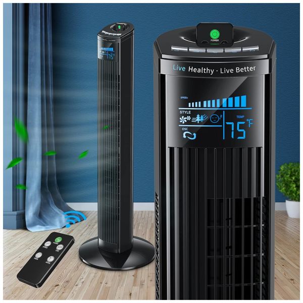 Ventilador-de-Torre-com-3-Velocidades-Controle-Remoto-e-foto-0