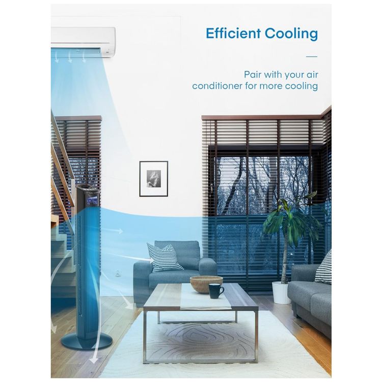 Ventilador-de-Torre-com-3-Velocidades-Controle-Remoto-e-foto-4