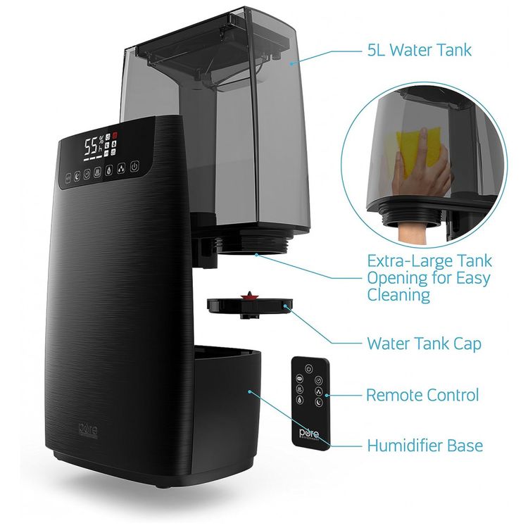 Umidificador-Ultrassonico-Portatil-5L-ate-50H-110v-PURE-foto-2